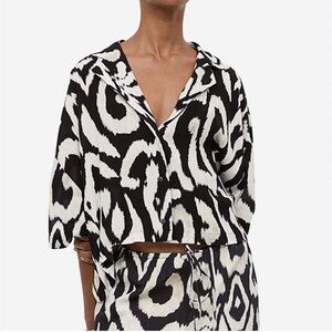 H&M Oversized Resort Shirt